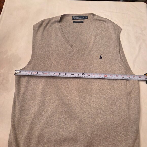 Polo by Ralph Lauren Men's 100% Pima Cotton Sweater Vest, Size XXL - Picture 4 of 4